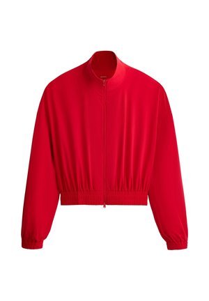 OYSHO, LIGHT TOUCH BOXY TECHNICAL JACKET - Trainingsvest - mottled red