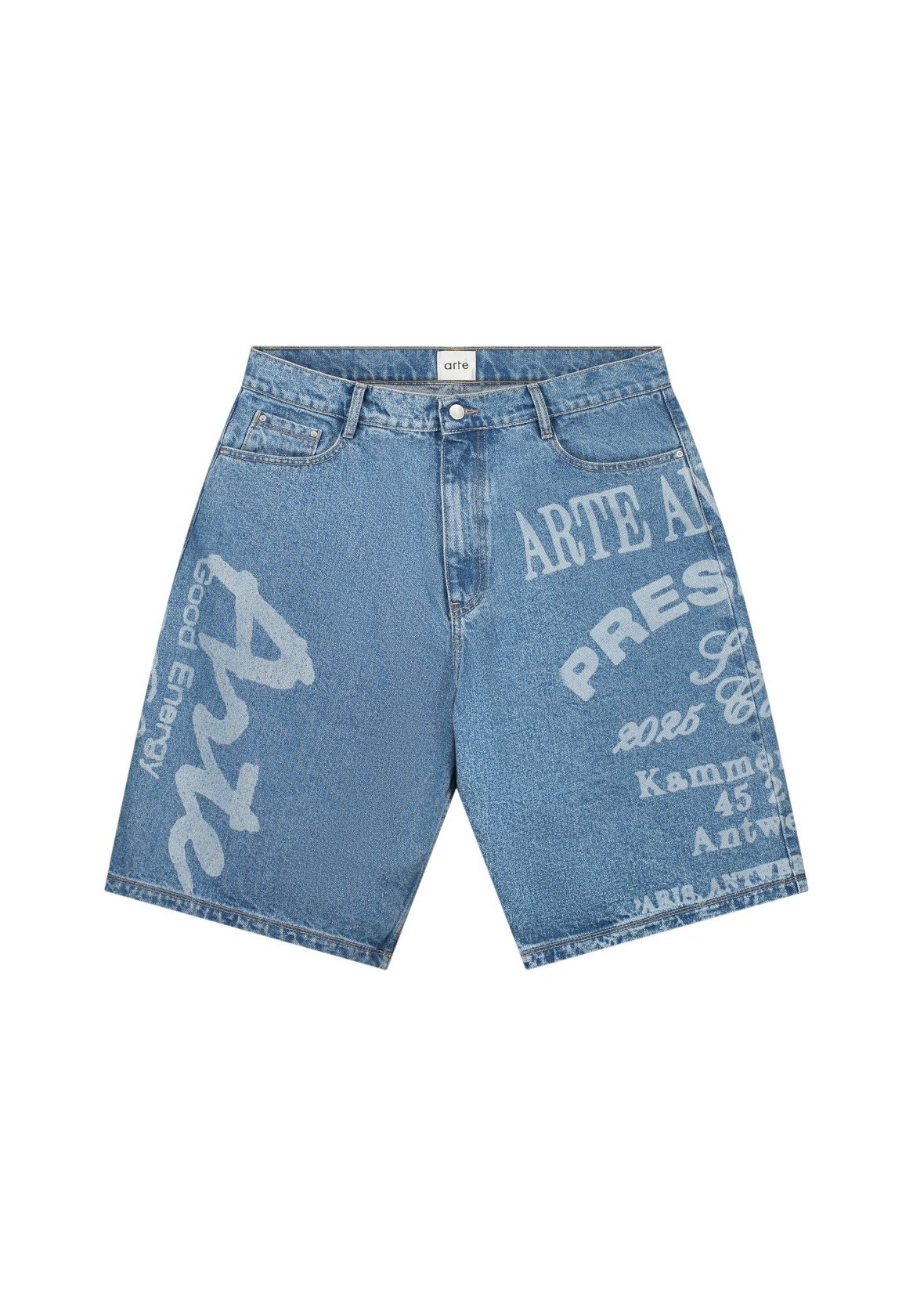 Arte Antwerp Short en jean - denim/denim décoloré - ZALANDO.FR