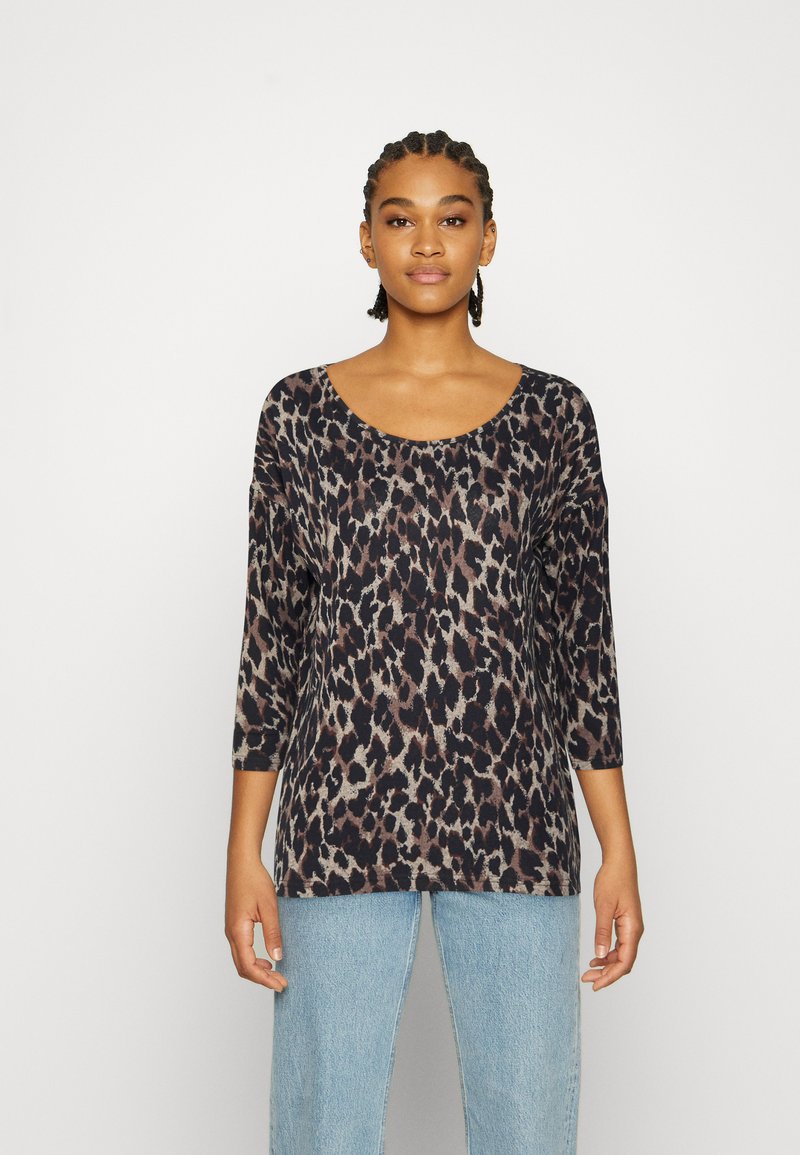 ONLY ONLELCOS AOP JRS NOOS - Langarmshirt - taupe gray