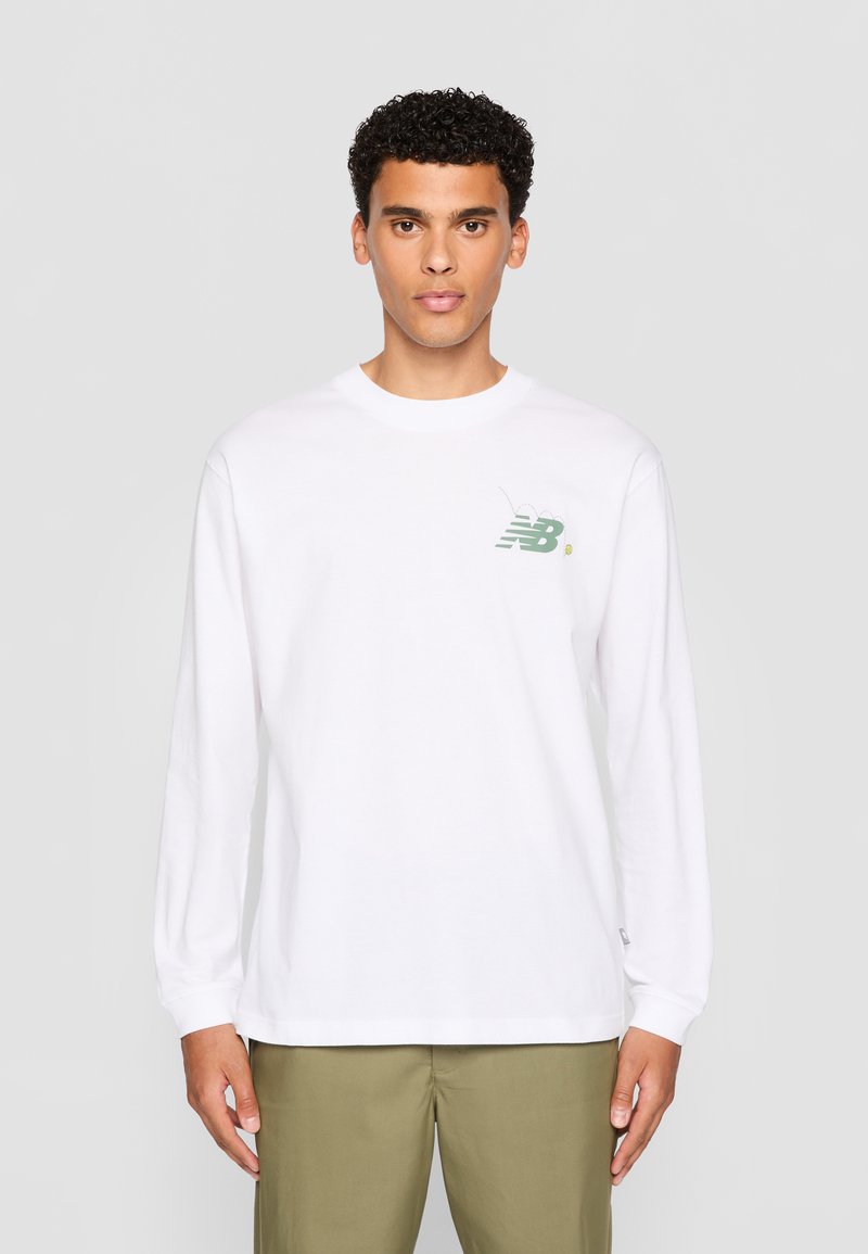 New Balance COURT LONG SLEEVE - Hosszú ujjú felső - white