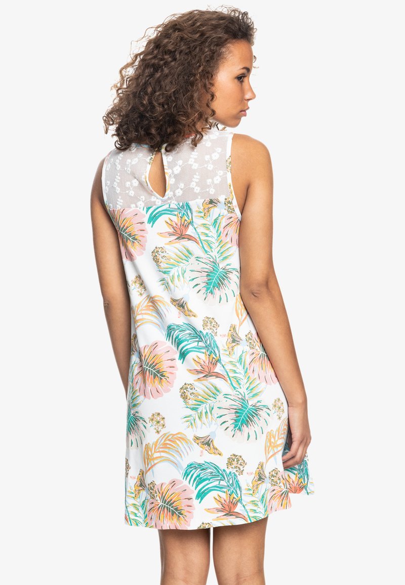 Damen Freizeitkleider | Roxy PARADISE ISLE Freizeitkleid snow white lilac/weiß - CS20826 Damen Freizeitkleider | Roxy PARADISE ISLE Freizeitkleid snow white lilac/weiß - CS20826