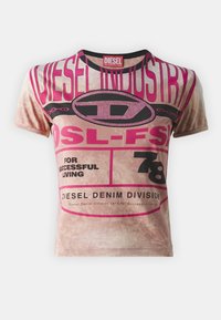 T-UNCUTIE-LONG-N8 - T-shirt print - rose/pink