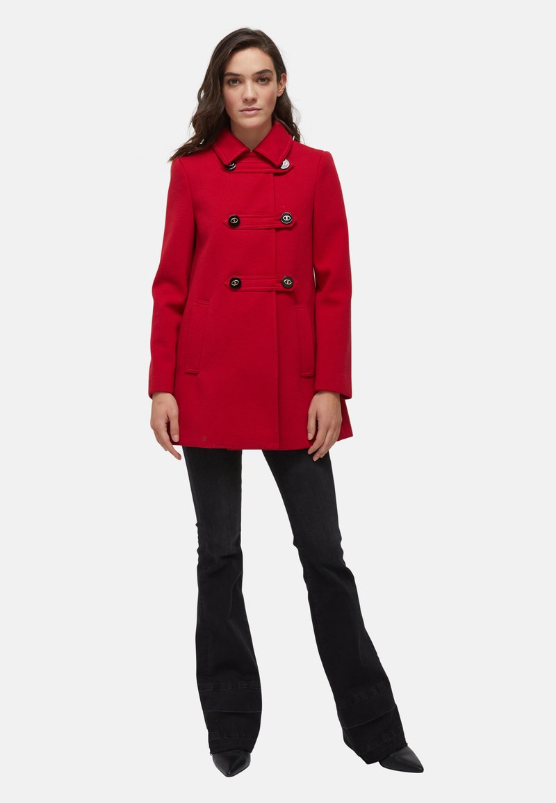 Trench Zalando Cappotto Rosso Donna Stradivarius Cappotto Bordeaux