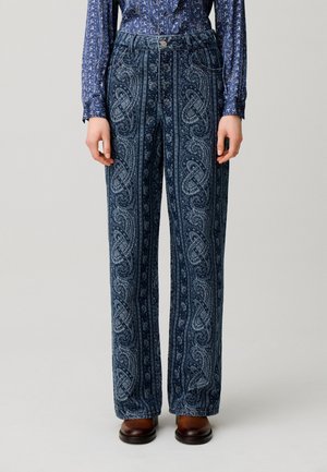 Claudie Pierlot, JEANS - Wide Leg - print marine