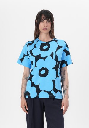TUNNIT  - Print T-shirt - blue/black