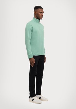 ESTATE RIB QUARTER ZIP PULLOVER - Svetr - faded mint