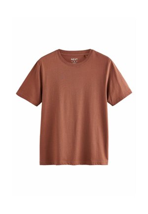 CREW NECK - Základné tričko - terracotta brown