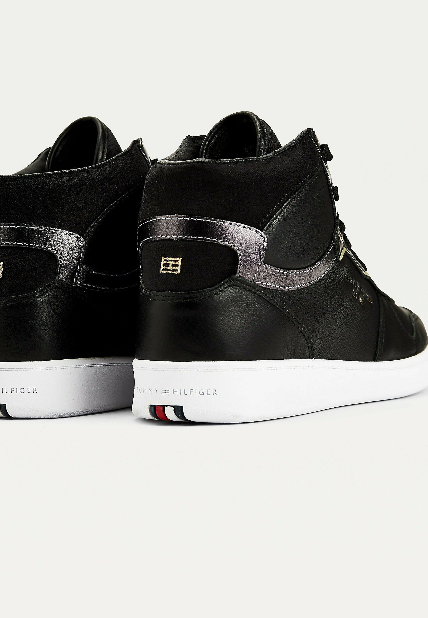 Tommy Hilfiger Sneakers hoog - black/Zwart - Zalando.nl