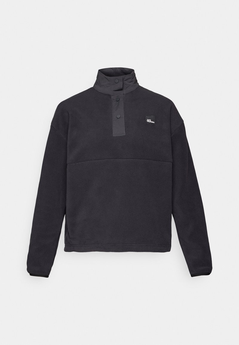 Jack Wolfskin Fleece trui zwart