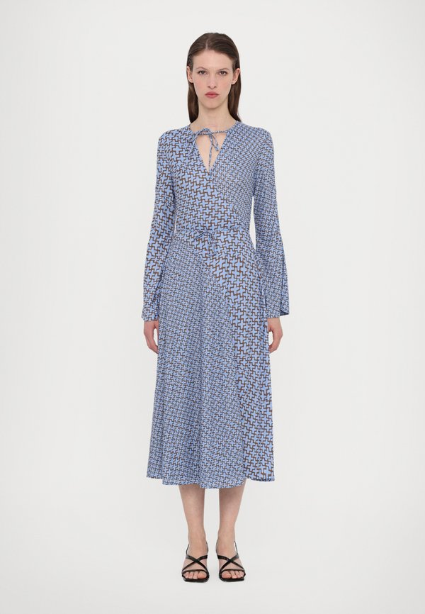 LONG SLEEVE WRAP TIE DRESS - Day dress