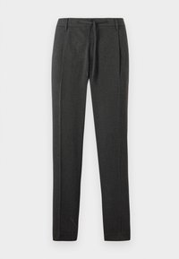 SLH190-REG TAPERED LEROY PLEAT PANT  - Pantalones - dark grey
