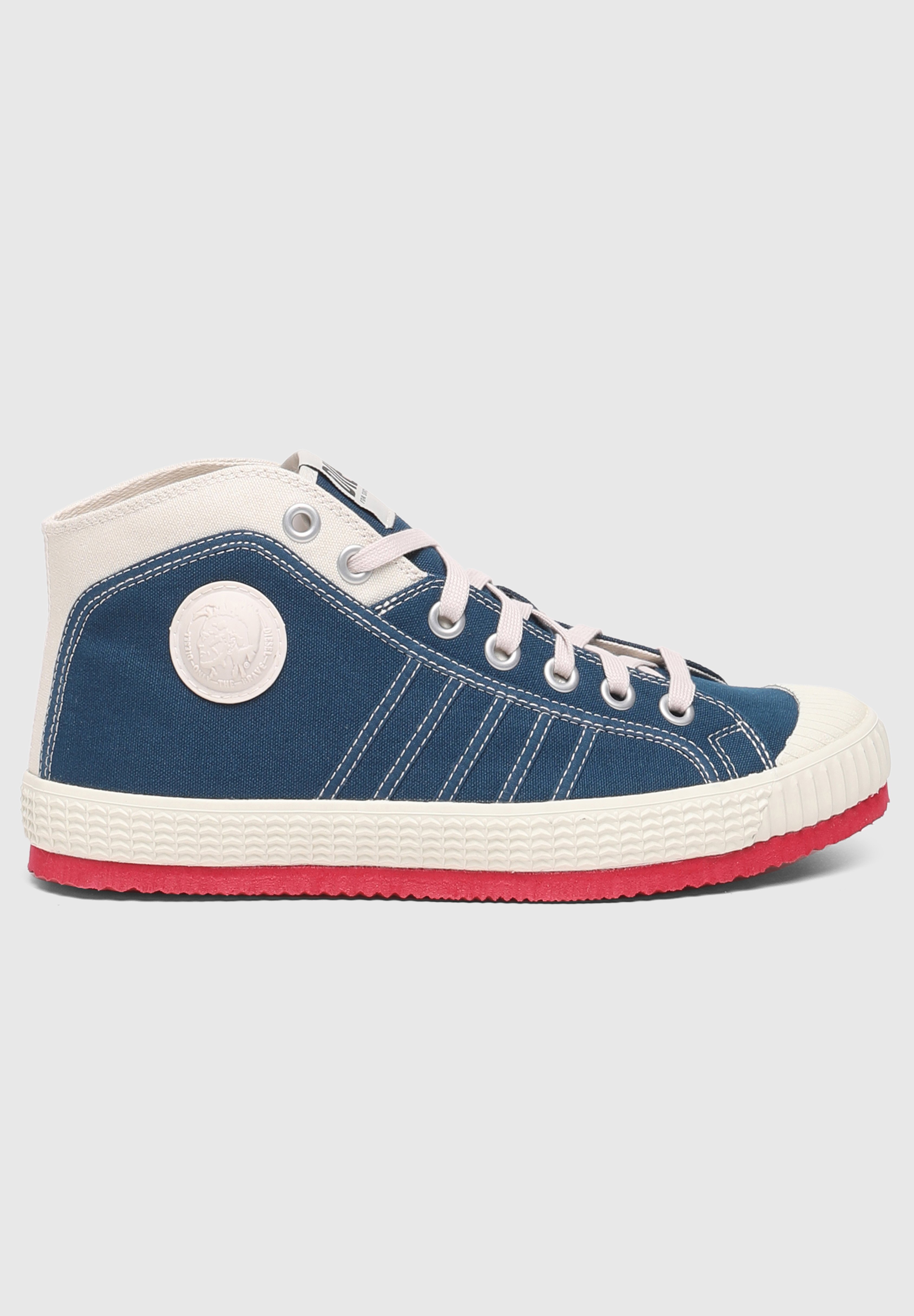 Diesel S-YUK MC - Sneakers hoog - blue/red/Blauw - Zalando.nl