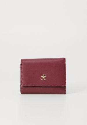 Tommy Hilfiger ICON TRIFOLD - Portefeuille - deep rouge