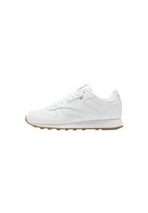 CLASSIC LEATHER TRAINERS - Matalavartiset tennarit - white