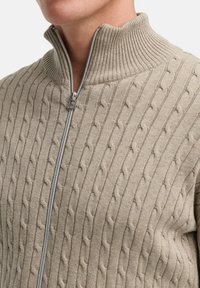 Kronstadt CABLE - Kardigán - beige mix