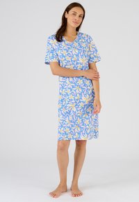 Damart PEIGNÉ - Camicia da notte - bleu feuillage