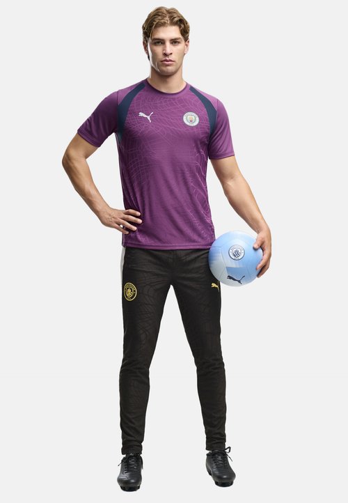 PUMA MANCHESTER CITY FC TRAINING JERSEY - Camiseta de fútbol - plum wine-blue jewel — foto 2