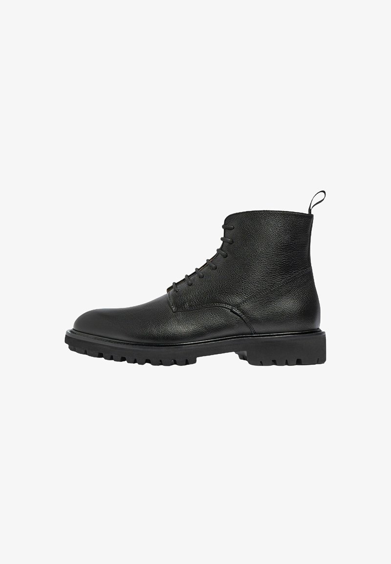 Scarosso THOMAS - Schnürstiefelette - black grain calf