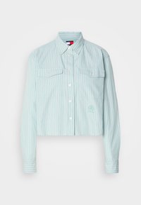 CREST SHIRT - Blusa com botões - cloudy jade