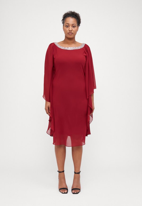 Cocktail dress / Party dress - wine