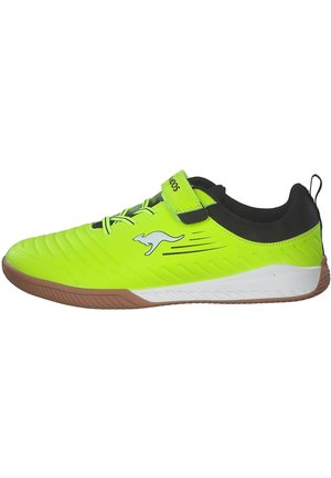 KangaROOS WINGED EV - Sneaker low - neon yellow jet black