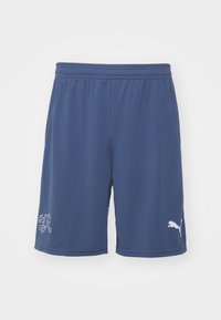 Atlasīts, inky blue/white