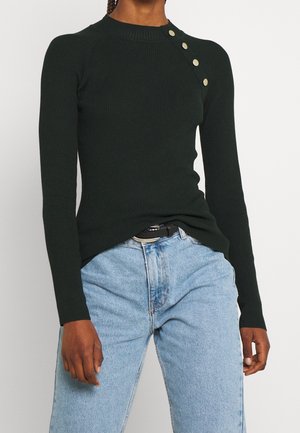 Stickad tröja - dark grey