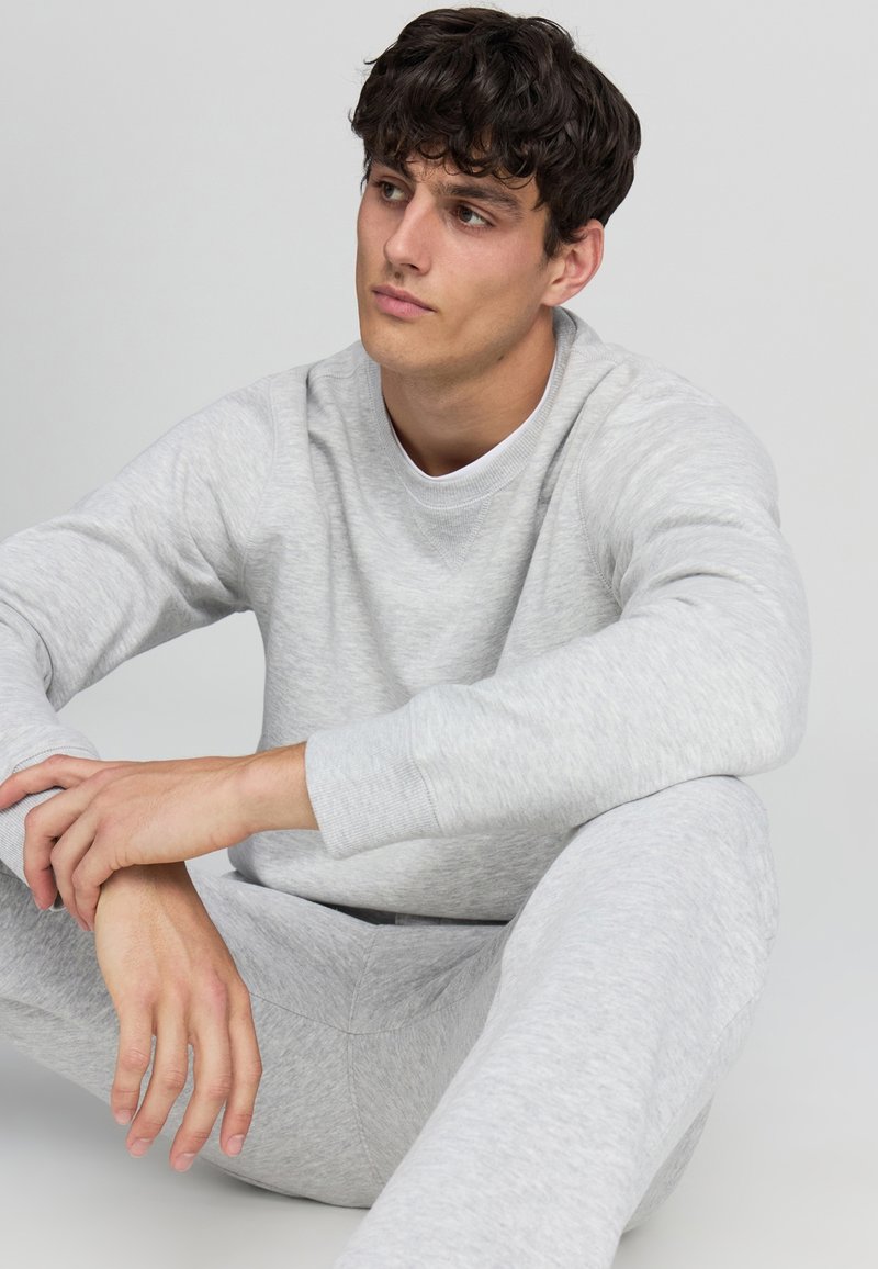 Terranova Felpa grigio chiaro melange/grigio chiaro screziato