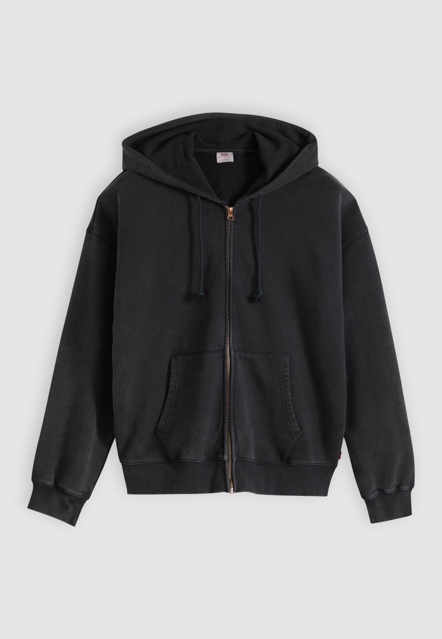 Levi's® HAYES BOXY FULL ZIP - Zip-up sweatshirt - grunge wash jet