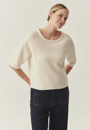 ASH - T-shirt basic - cream white