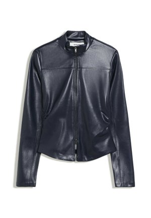 Bershka, Veste en similicuir - dark blue