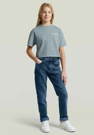 G-STAR, CROPPED RELAXED, jasnoniebieski