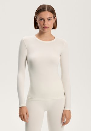 SEAMLESS BASE LAYERS  - Top s dlhým rukávom - white