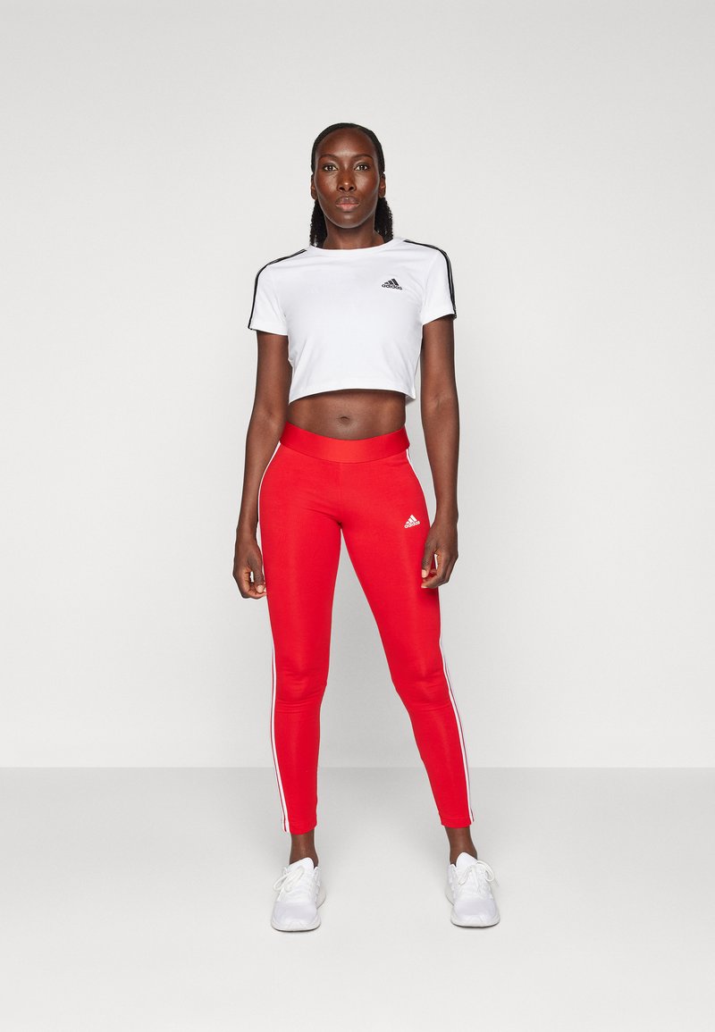 Latex Clothing Adidas Latex Leggings Red Adidas Sportswear