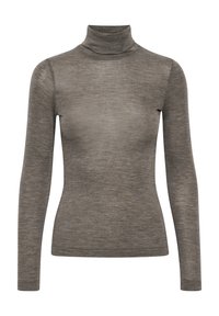 FANG ROLLNECK - Jumper - brown melange