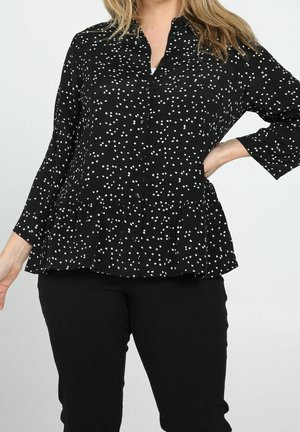 Overhemdblouse - black
