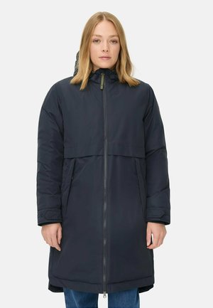 MIT KAPUZE - Wintermantel - navy