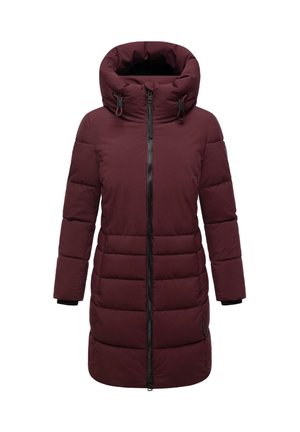 Navahoo, Mondnebel - Talvemantel - dark red melange