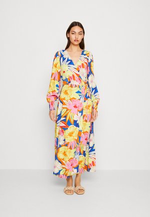 YAS YASSIMUNA WRAP DRESS - Maxikjole - princess blue/simuna