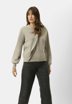 Just Cashmere LAVALIERE - Maglione - mottled cloud