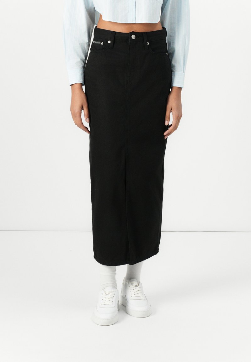 Calvin Klein Jeans - Falda vaquera (negro)