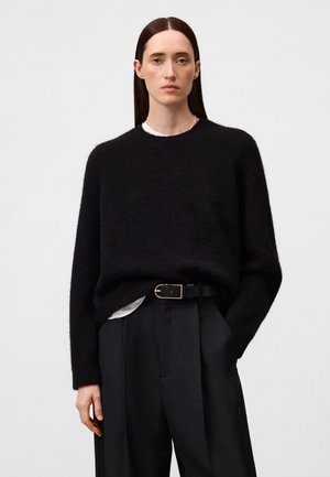 Strickpullover - black