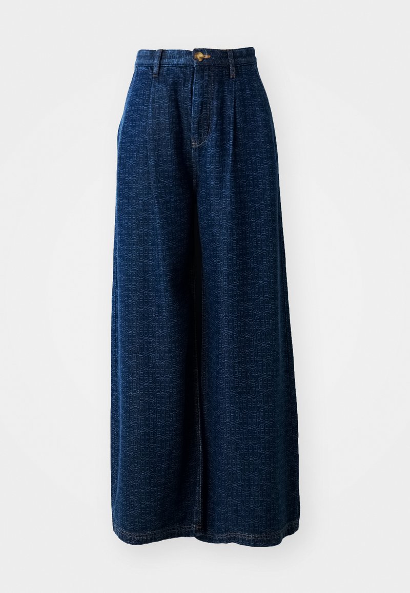 MUNTHE RONAN - Wide leg - indigo/tmavě modrá - Zalando.cz