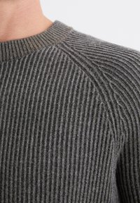 Marc O'Polo CREWNECK - Strickpullover - graphite grey melange