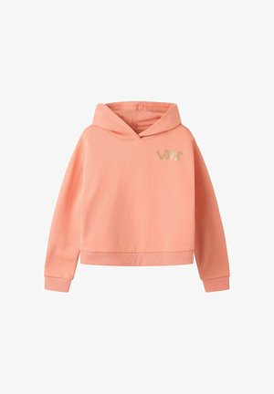 Name it, NKFKALI LS SH BOXY SWE WH BRU PS NOOS - Majica s kapuljačom - blooming dahlia