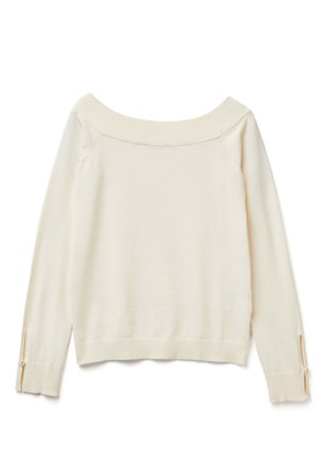 BARDOT NECK - Mikina - white
