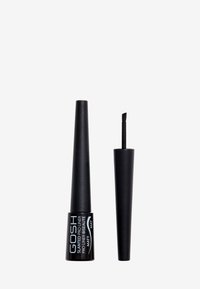 Svart sned eyeliner med matt finish. Smal applikator med en avsmalnande spets för precision. Texturerat grepp för ökad kontroll.