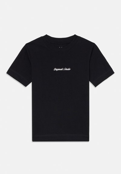 JORNORREBRO EMB TEE SS CN NOOS - T-shirt imprimé - black
