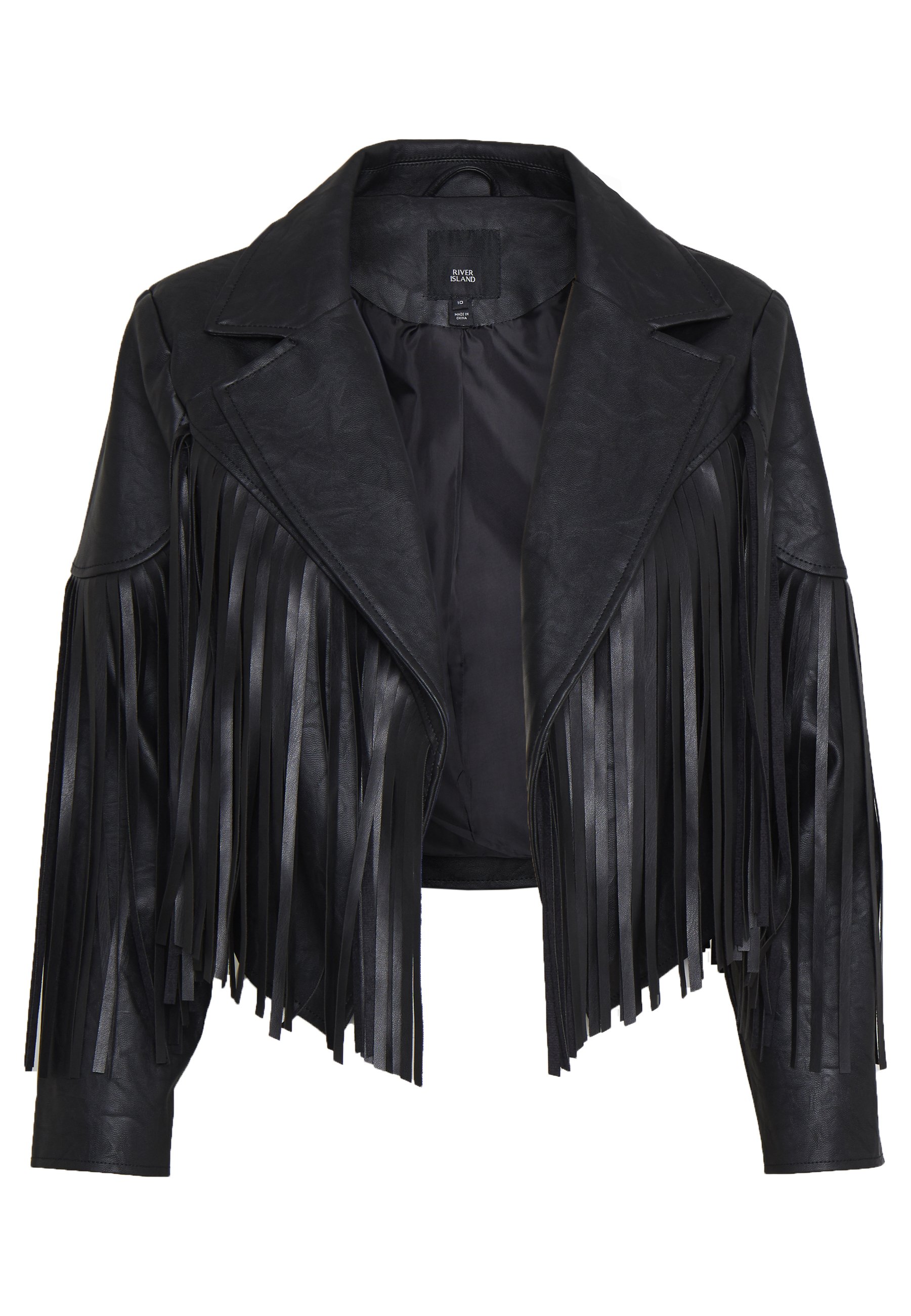 river island fringed jacket