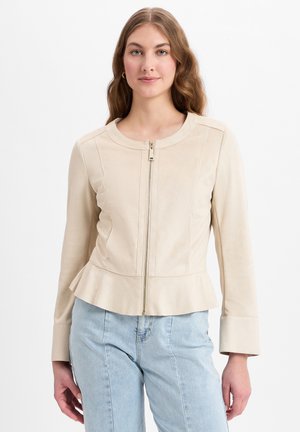 Kunstlederjacke - sand